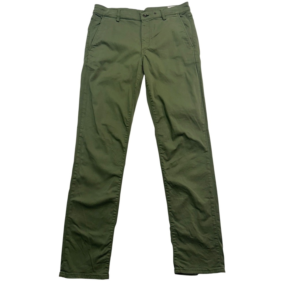 rag & bone Fit 2 Chino Pants Mens 33x30 Olive Green Cotton Twill Slim Fit
